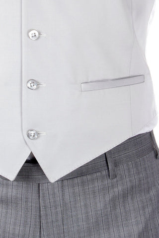 Virgin Wool-Blend Waistcoat