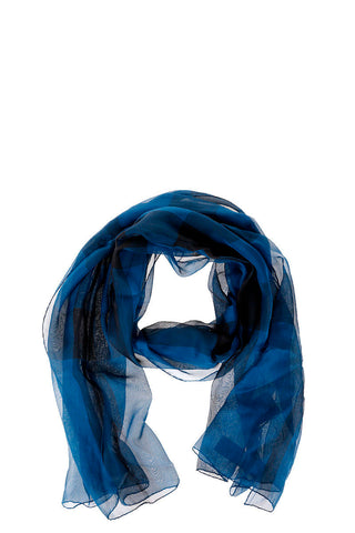 Checked Silk Foulard