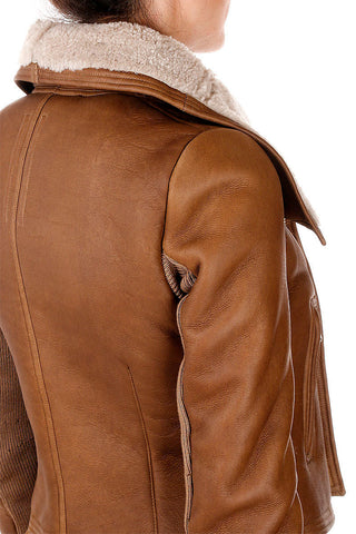 CLASSIC BIKER Jacke aus Shearling