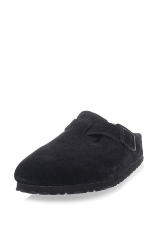 Suede OSTON Sabot with Shearling Inner 