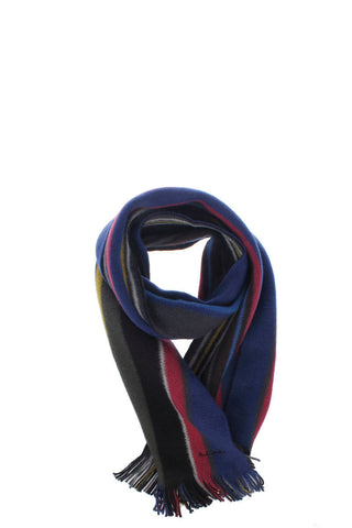 Wool Scarf with Fringes 