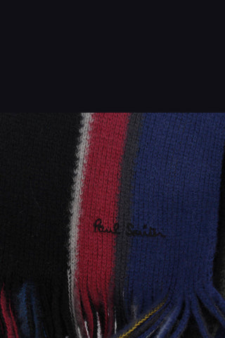 Wool Scarf with Fringes 