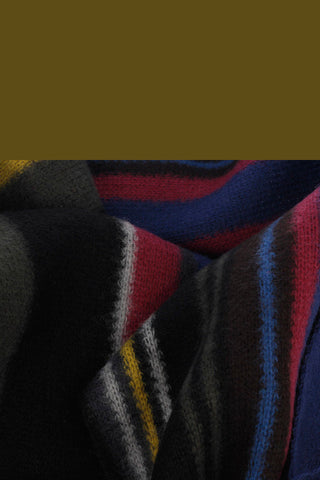 Wool Scarf with Fringes 