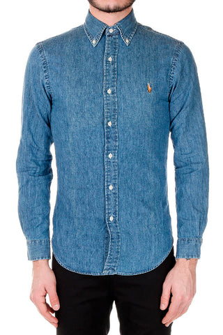 Camicia in Denim button-Down