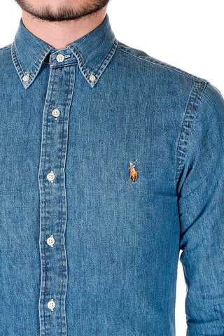 Camicia in Denim button-Down