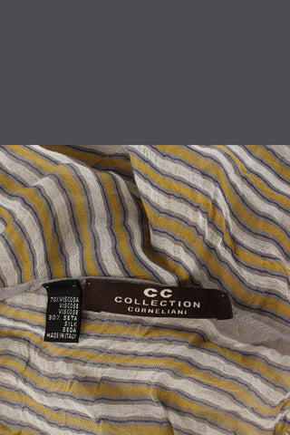 CC COLECCTION Striped Foulard 
