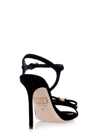 Suede Sandal 10 cm