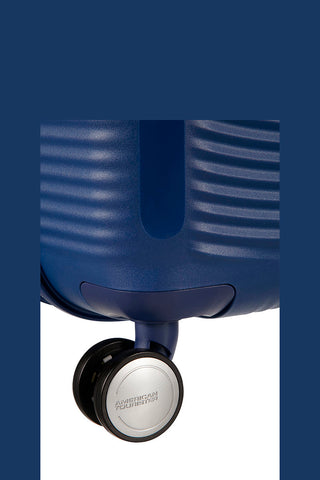 SOUNDBOX Cabin Trolley 55cm 4W Expandable Midnight Navy