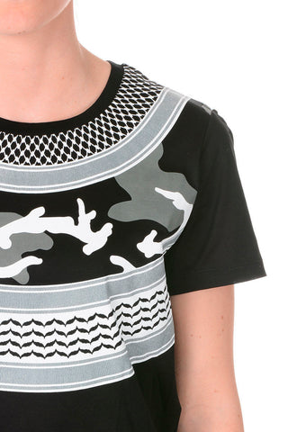 Printed FAIRISLE KEFIAH PETIT T-shirt