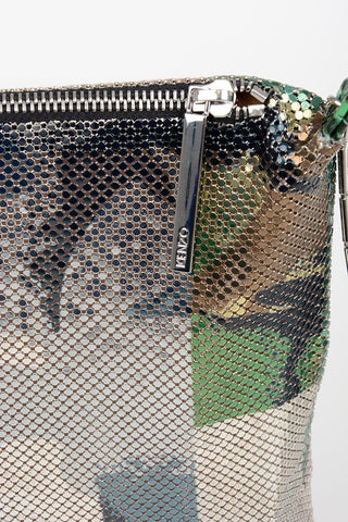  Camouflage Metal Mesh Shoulder Bag 