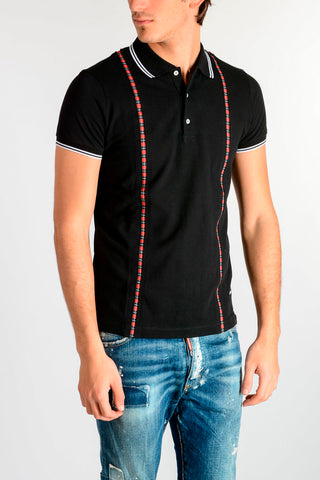Polo In Cotone con Ricami 
