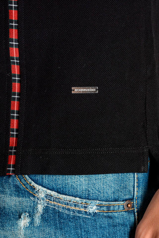 Polo In Cotone con Ricami 