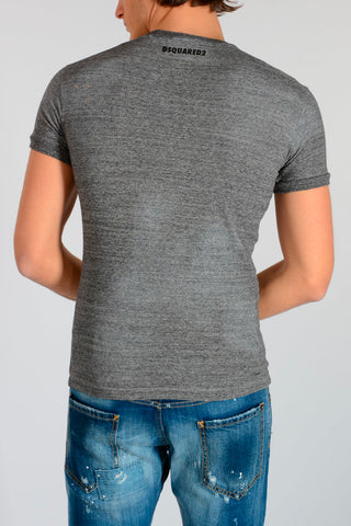 Dark grey melange MAN T-SHIRT