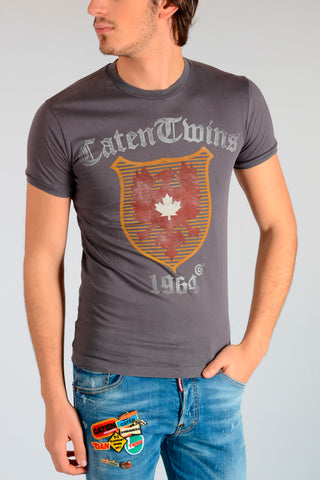 Dark grey MAN T-SHIRT