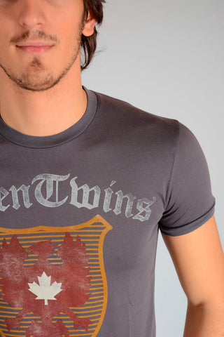 Dark grey MAN T-SHIRT