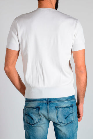 Crew Neck Ribbed Edge Sweater