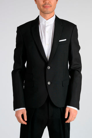 Virgin Wool Blend Blazer