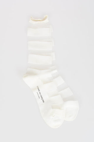 Nylon Striped Socks
