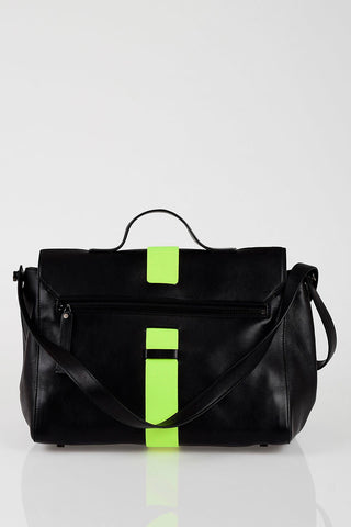 Borsa Top Handle in Pelle SAFETY BUCKLE con Tracolla Regolabile
