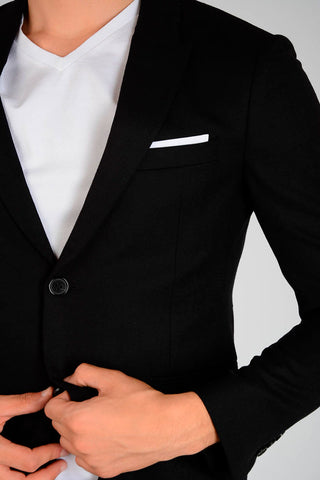 Peaked Lapel Super-Skinny Fit Blazer