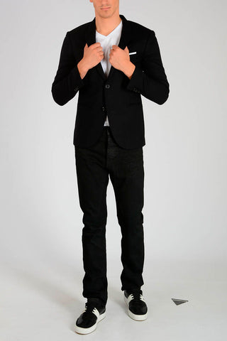 Peaked Lapel Super-Skinny Fit Blazer