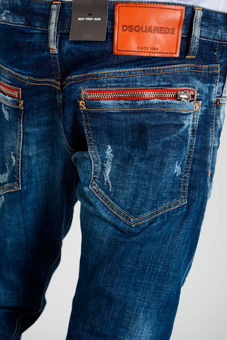 Jeans SEXI TWIST aus Stretch-Denim 17cm