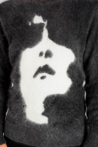 Face Embroidered Sweater