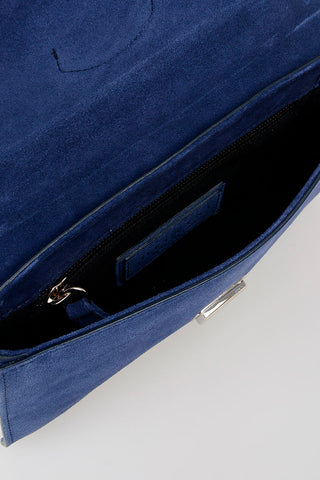 Suede Leather and Snake Hand Bag