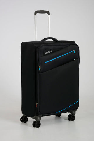 PIKES PEAK Medium Trolley 68cm 4W Expandable Volcanic Black