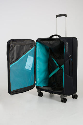 PIKES PEAK Medium Trolley 68cm 4W Expandable Volcanic Black
