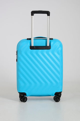 ZIGGZAGG Cabin Trolley 55cm 4W Spring Blue