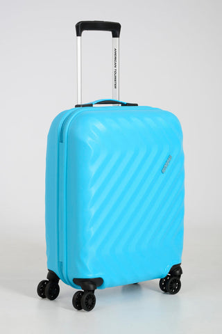 ZIGGZAGG Cabin Trolley 55cm 4W Spring Blue