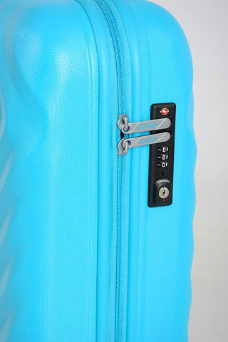 ZIGGZAGG Cabin Trolley 55cm 4W Spring Blue