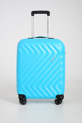 ZIGGZAGG Cabin Trolley 55cm 4W Spring Blue