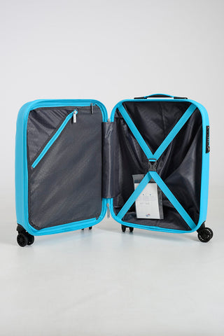 ZIGGZAGG Cabin Trolley 55cm 4W Spring Blue