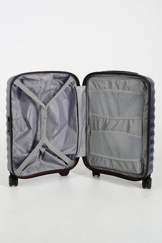 ZETA Cabin Trolley 55cm 4W Blue