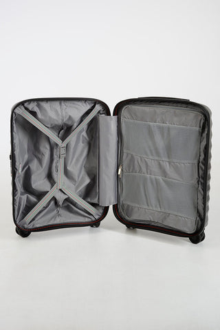 ZETA Cabin Trolley 55cm 4W Black