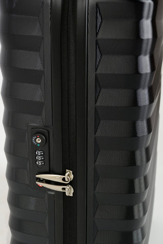 ZETA Cabin Trolley 55cm 4W Black