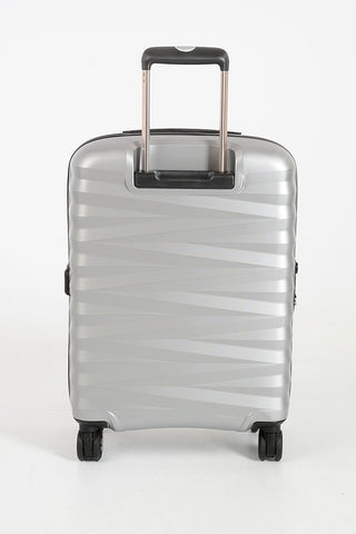 ZETA Cabin Trolley 55cm 4W Silver