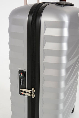 ZETA Cabin Trolley 55cm 4W Silver