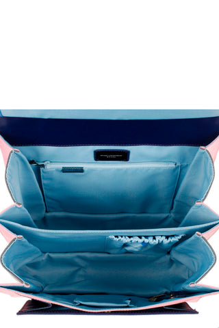 OPERA Borsa a Mano Blu/Rosso