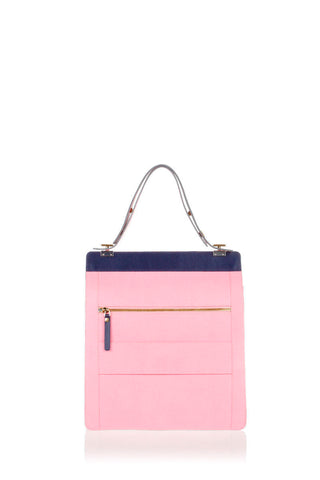 OPERA Borsa a Mano Blu/Rosso
