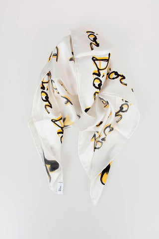 ZODIAC Printed Silk LE CAPRICORNE Foulard