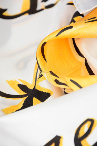 ZODIAC Printed Silk LE TAUREAU Foulard