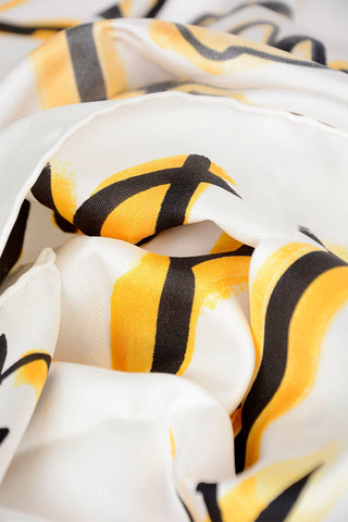 ZODIAC Printed Silk LE SCORPION Foulard