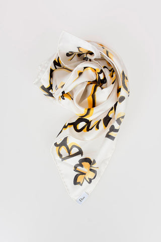 ZODIAC Printed Silk LE BALANCE Foulard