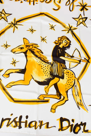 ZODIAC Printed Silk LE SAGITTAIRE Foulard