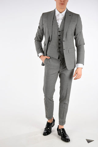 Checked Suit with Gilet