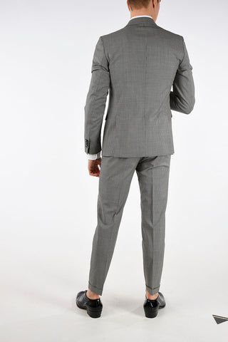 Checked Suit with Gilet