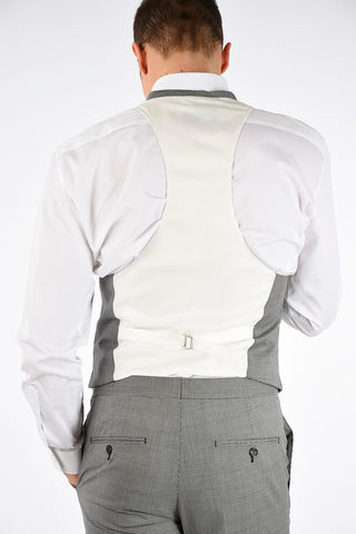 Checked Suit with Gilet